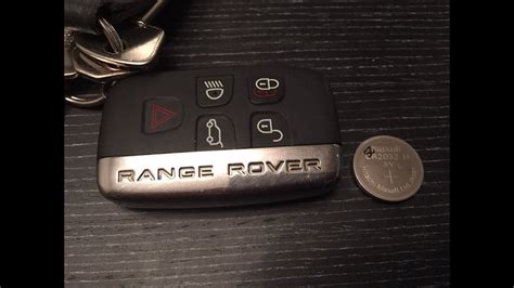 How To Change Battery In A Range Rover Evoque Key Fob Cr Battery