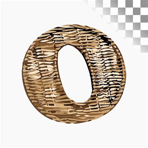 premium vector  letter design stylish font woven basket alphabet