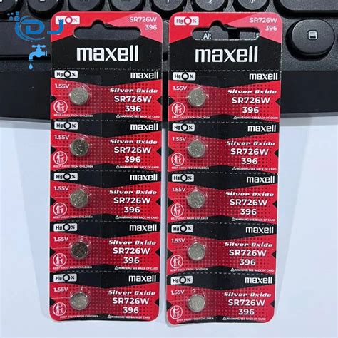 SR726W 396 Maxell Original Battery 1 55v Silver Oxide Replacement