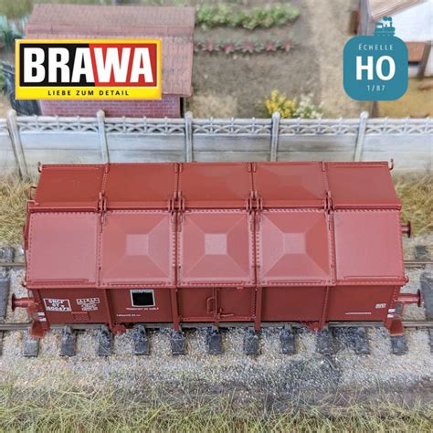 Wagon Tombereau Trappes Mobiles Stw Sncf Ep Iii Ho Brawa