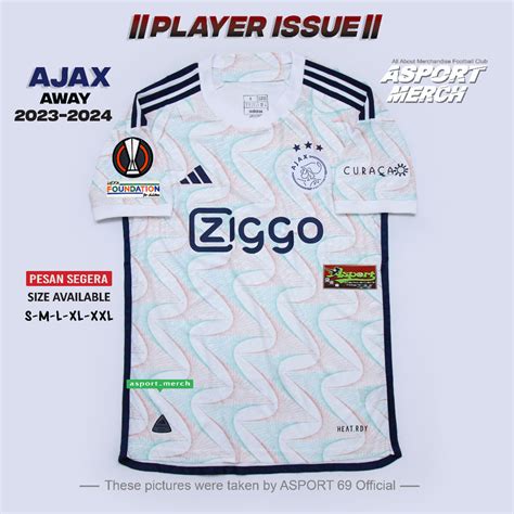 Jual AJAX AWAY PLAYER ISSUE JERSEY BOLA AJAX AWAY 2023 2024 JERSEY AJAX