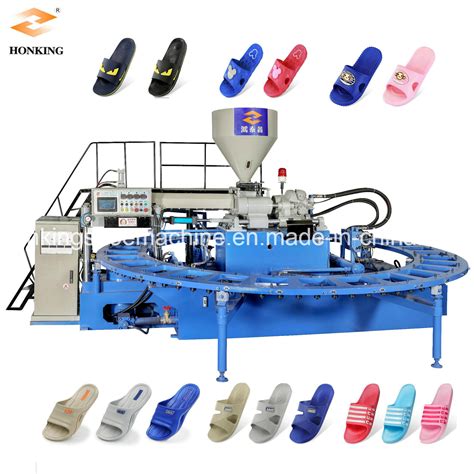 1 2 Color Rotary PVC Shoes Air Blowing Moulding Machine China Shoes