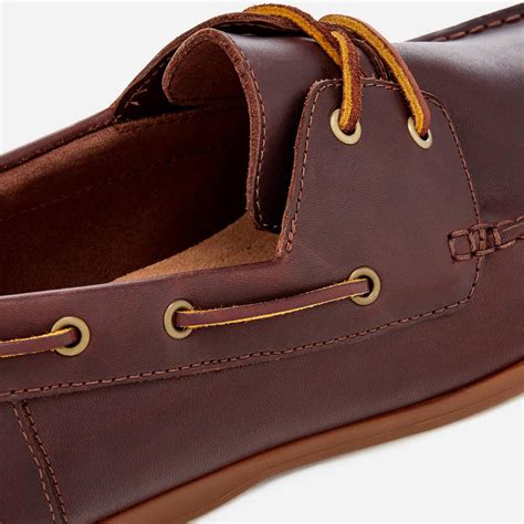 Clarks Morven Sail Leather Boat Shoes In Tan Brown For Men Lyst