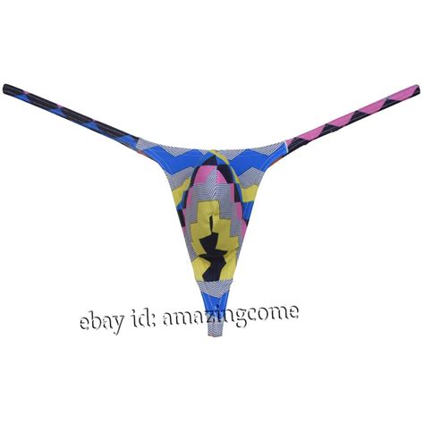 Men Swim Thong G Strings Nylon Underwear Bulge Pouch Sport String Bikini T Back Ebay