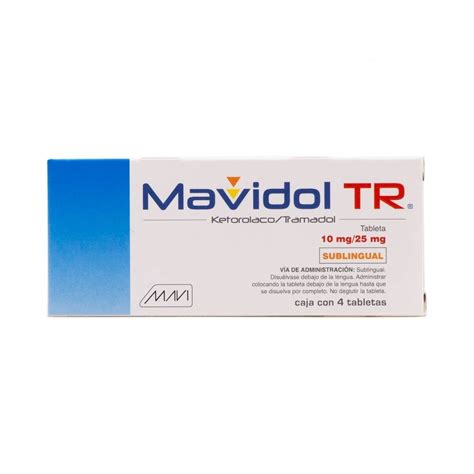 Mavidol Tr Mg Mg Sublingual Tabletas Walmart