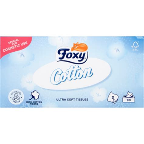 Foxy Cotton Ultra Mi Kkie Chusteczki Warstwy Sztuk