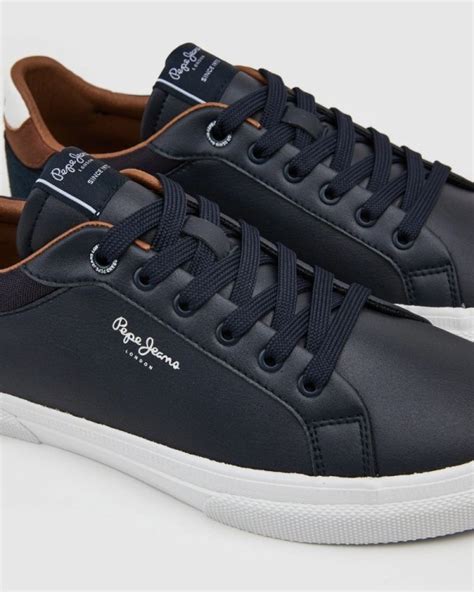 PEPE JEANS PMS30839 KENTON COURT Zapatillas Bajas Hombre Azul