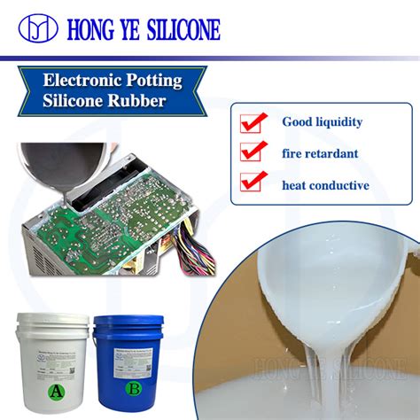 PCB Potting Silicone Rubber For Circuit Board Potting HUIZHOU HONGYEJIE