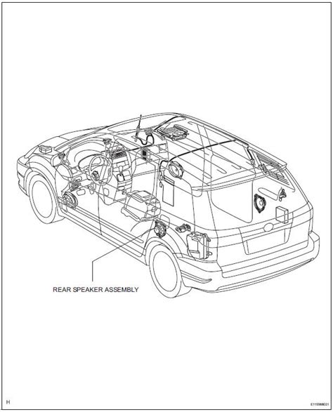 Toyota Sienna Service Manual Rear Speaker Audio Visual