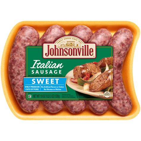 Johnsonville Sweet Italian Sausage 5 Links 19 Oz