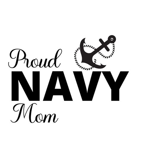 Proud Navy Mom Svg Navy Svg Military Svg Military Mom Svg Etsy