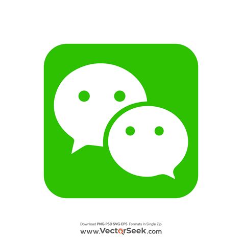 Wechat Logo Vector Ai Png Svg Eps Free Download Vectorseek