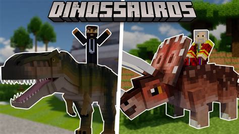 Top 3 Melhores Mods De Dinossauros Para O Minecraft Youtube