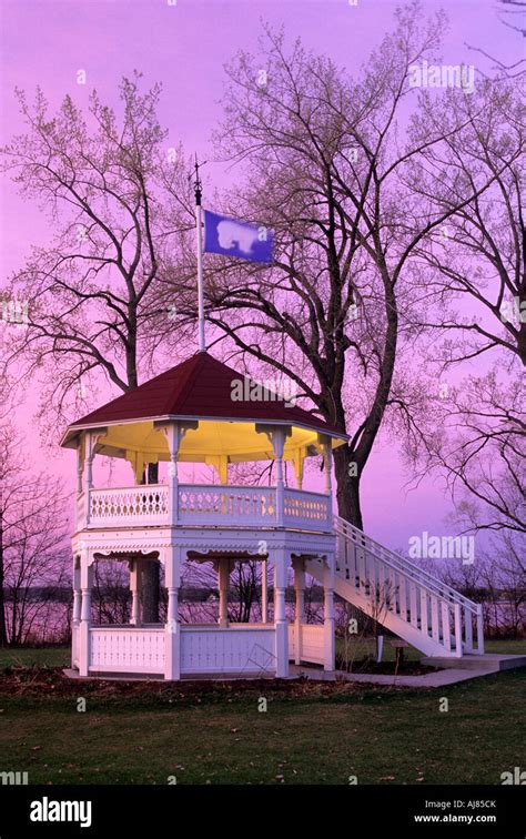 Double Decker Gazebo In Matoska City Park White Bear Lake Minnesota