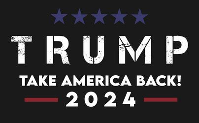 Trump Take America Back 2024 Royalty Free Vector Image