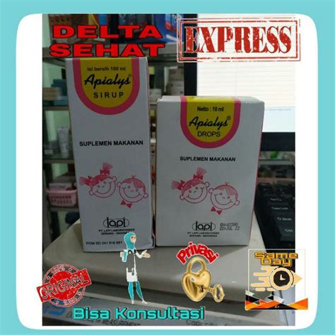 jual apialys dropml apialys sirup ml shopee indonesia