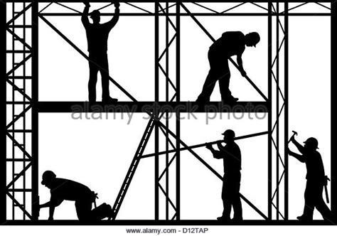 Scaffold Builder Clipart Silhouette Clipground