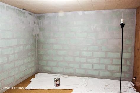 Painting Cinder Block Walls in a Basement | Or re-paint them