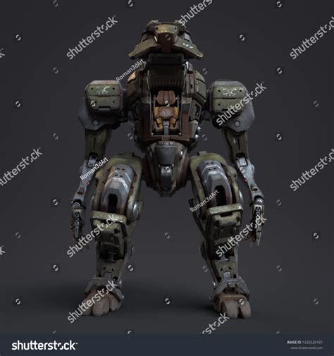 Fighting Mech Open Cockpit Door Mech Stock Illustration 1326520187 ...