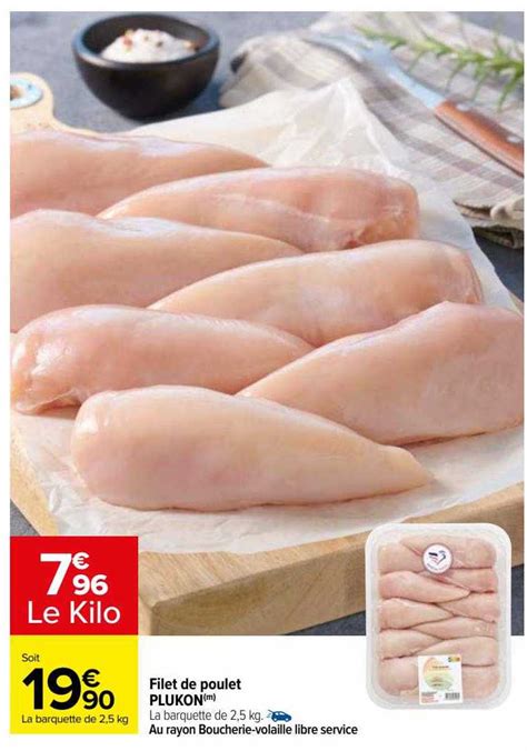 Promo Filet De Poulet Plukon Chez Carrefour ICatalogue Fr