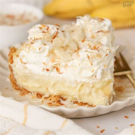 Coconut Banana Cream Pie Celebrating Sweets