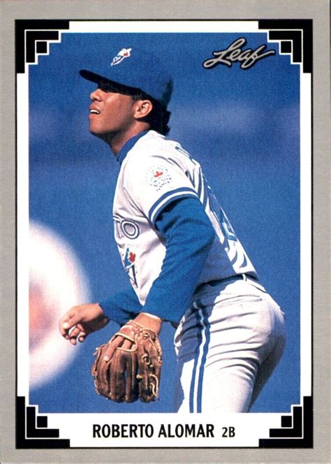 Roberto Alomar Toronto Blue Jays Leaf Ebay