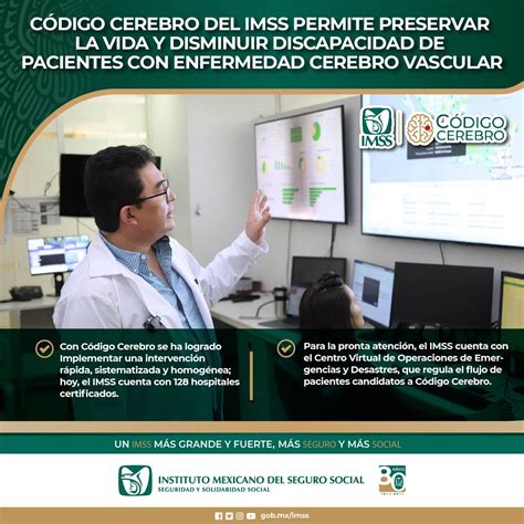 IMSS on Twitter CódigoCerebro del IMSS permite preservar la vida y