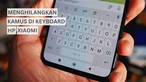 Cara Menghilangkan Kamus Di Keyboard Xiaomi Koreksi Teks Otomatis