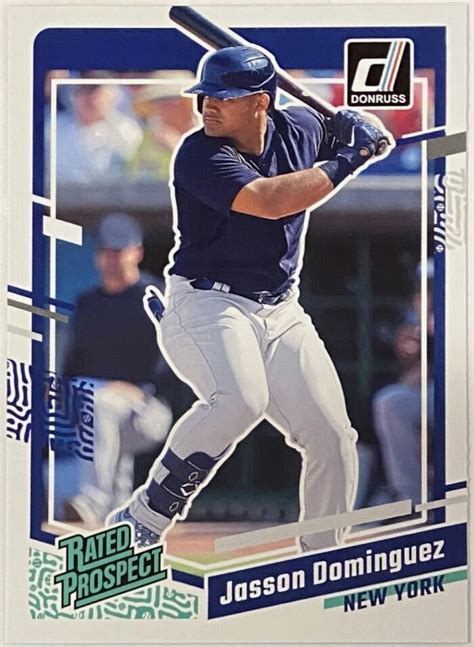 Jasson Dominguez Panini Donruss New York Yankees Baseball Rated