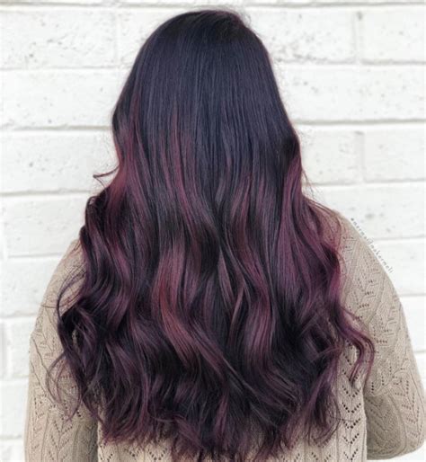 eggplant hair color with highlights - Specially E-Journal Image Database