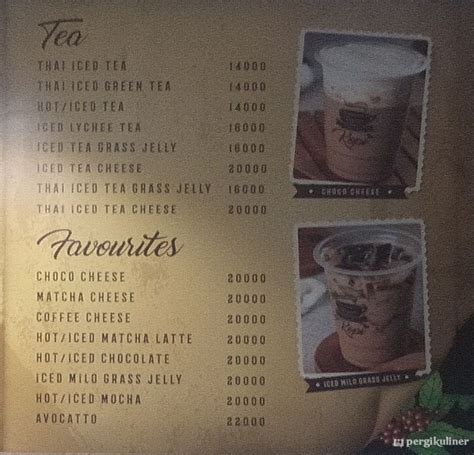 Selalu Diperbarui Menu Rayuan Pulau Kopi Pasar Minggu