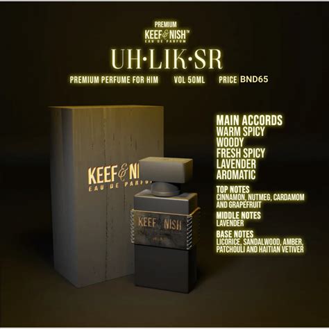 Paloma. KEEF & NISH A Premium Perfume For HIM - UH·LIK·SR 40ml