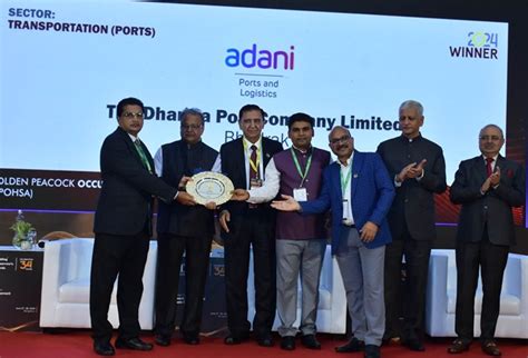 Adani Dhamra Port Bags Golden Peacock Occupational Health And Safety Award