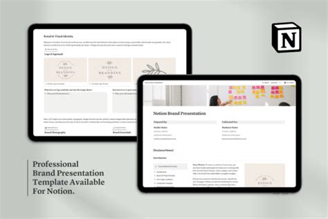 Notion Brand Presentation Template Graphic By Selwyn Goodman Creative