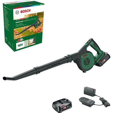 Bosch UNIVERSALLEAFBLOWER 18V-130 P4A 18v Cordless Garden Leaf and ...