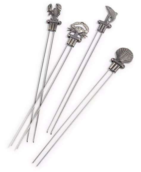 Martha Stewart Collection 4 Pc Figural Skewers Set Ebay