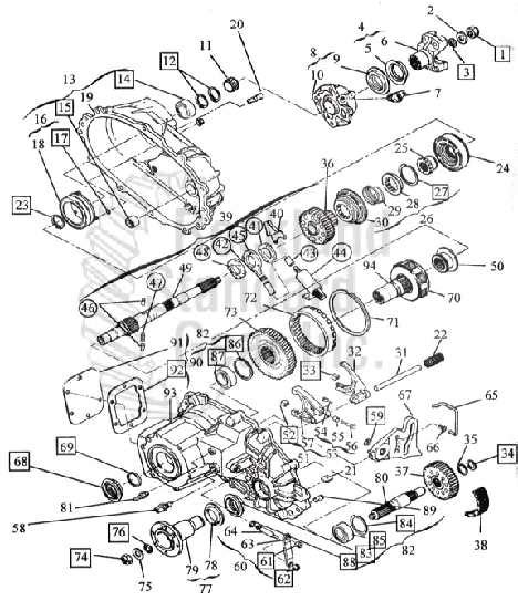 Exploring The Inner Workings Of A Ford Transfer Case A Diagrammatic Journey