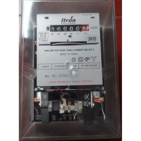 Jual Kwh Meter Merk Itron Phasa A Shopee Indonesia