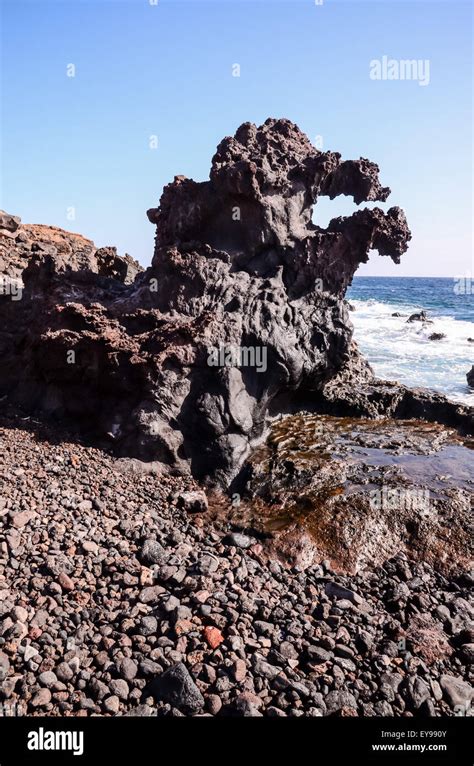 Basaltic Lava Formation Stock Photo - Alamy