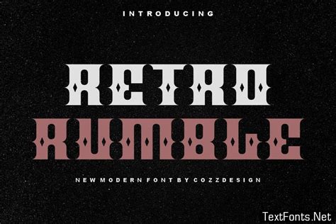 Retro Rumble Font