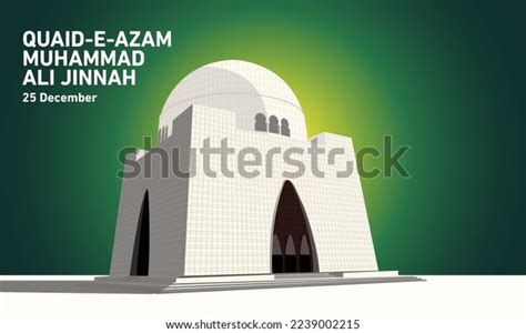 Quaid E Azam Tomb Design Stock Vector (Royalty Free) 2239002215 ...