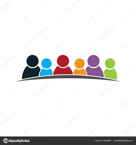 Diversity People Group United Logo Stock Vector Image by ©deskcube ...