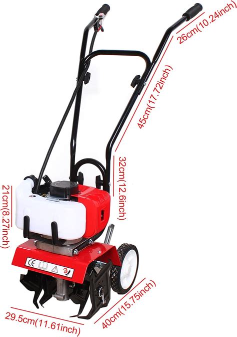 Buy Yiyibyus Garden Tiller Cultivator Cc Stroke Gas Powered Hand