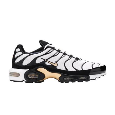 Nike Air Max Plus White Metallic Gold Cz Solesense