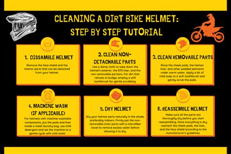 How To Clean A Dirt Bike Helmet Step By Step Tutorial Motorcycle