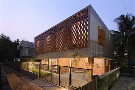 Gallery Of Brick Lattice House Srijit Srinivas Architects 22