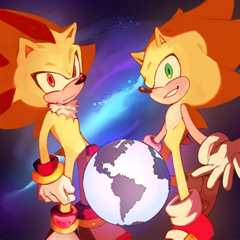 Super Shadow And Sonic Shadow The Hedgehog Wallpaper