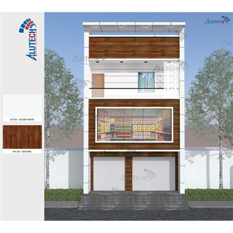 Innovative Designs By Alutech Small House Front Design House Outer