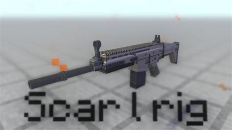 Mine Imator Gun Rig Scar L Download Minecraft Animation Indonesia