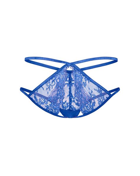 Alyne Bikini Dark Blue Plus Open Back Bikini 1X 4X Adore Me